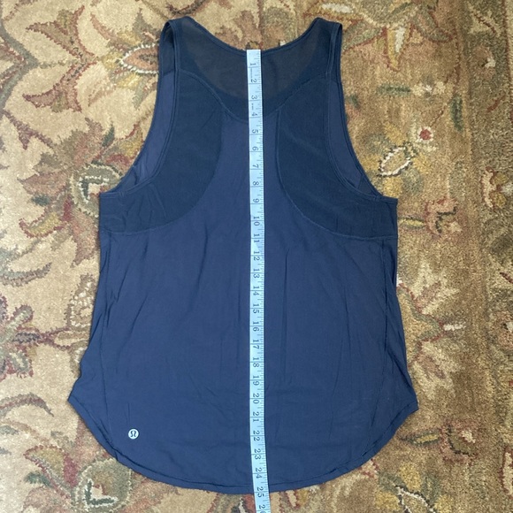 Lululemon Black Tank Top with Side Mesh on the Back - Picture 7 of 7